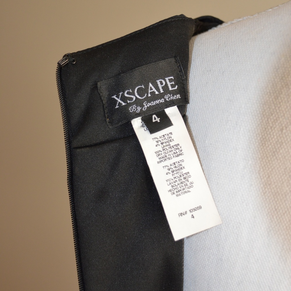 Xscape Black Mermaid Formal Dress 4 - Picture 7 of 7